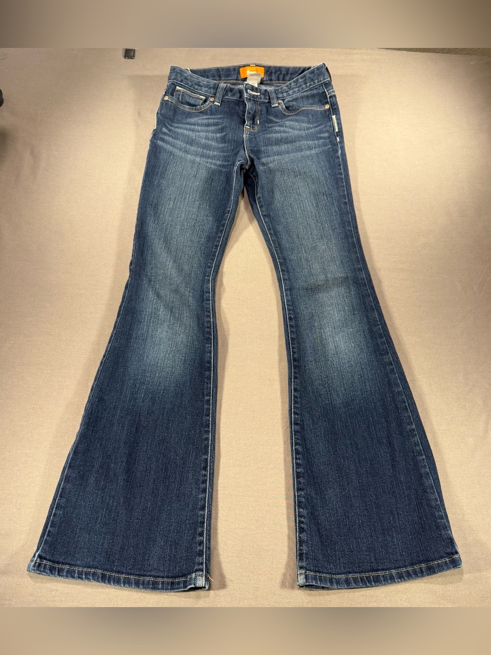 Old Navy Girls Size 14 Slim Blue Denim Flare High Waisted